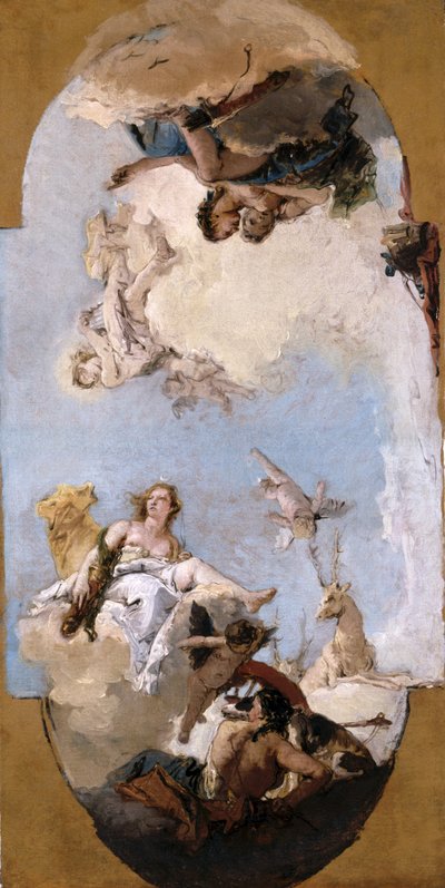Diana, Apollo and Nymphs by Giovanni Battista Tiepolo